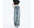 Loose straight tube high waist Thin style women jeans Winter supply