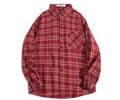 Plaid shirt Over Style men's long sleeved shirt Long term supply