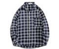 Plaid shirt Over Style men's long sleeved shirt Long term supply
