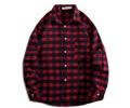 Plaid shirt Over Style men's long sleeved shirt Long term supply