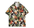 Summer Ice Silk Short men shirt over size Long term supply