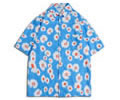 Summer Ice Silk Short men shirt over size Long term supply