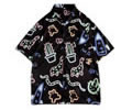 Summer Ice Silk Short men shirt over size Long term supply